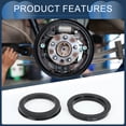 thumbnail image 4 of Unique Bargains Hub Centric Rings, 56.6mm ID 73.1mm OD  Car Wheel Hubrings ABS Plastic Black, 4pcs, 4 of 7