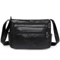 thumbnail image 3 of Bolsos de mujer con muchos bolsillos, bolsos cruzados de hombro de gran capacidad con múltiples bolsillos y monedero, nuevo bolso mensajero de cuero de PU, 3 of 5