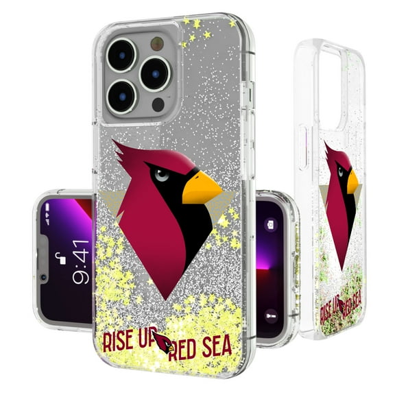 Keyscaper Arizona Cardinals iPhone Glitter Case