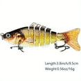 thumbnail image 4 of 2PC Fishing Lures Jigs, Full-Size Multi Jointed Swimbait, Slow Sinking Segmented Bass Fishing Lure, Swimming Fishing Lure For Freshwater Saltwater, Perch Pike Walleye Striped Bass Lures, Fishing Bait, 4 of 9