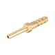 thumbnail image 1 of Riwesomey Accesorio de unión de latón Accesorio de latón Accesorio de tubería Reductor de púas Accesorio de acoplador de manguera Durable Herramientas y ferretería 6mm-4mm, 1 of 6