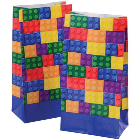US Toy TU246 Block Mania Paper Bags - Pack of 12
