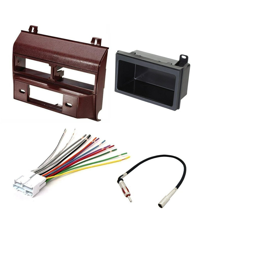 CAR STEREO RADIO DASH INSTALLATION MOUNTING KIT+ ADD ON STORAGE POCKET+