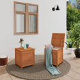 thumbnail image 1 of vidaXL Outdoor Cushion Box Brown 50x50x56 cm Solid Wood Fir, 1 of 4