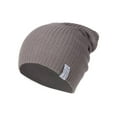 thumbnail image 1 of Soft Ribbed Slouchy Beanie - Light Grey, 1 of 2
