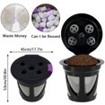 thumbnail image 4 of Reusable Coffee Filters Refillable Coffee Filters Stainless Steel Mesh Reusable Leak-Proof Single Cup Coffee Filters, 4 of 11