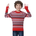 thumbnail image 6 of Purcoar Family Matching Sweaters Stripe Knitting Pullover, 6 of 7