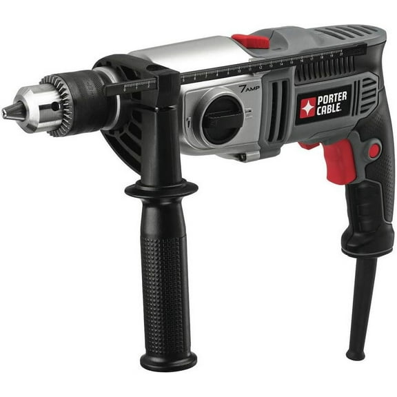 PORTER-CABLE Hammer Drill PC70THD - 1/2 In. 7-Amp Dual Speed - One Size