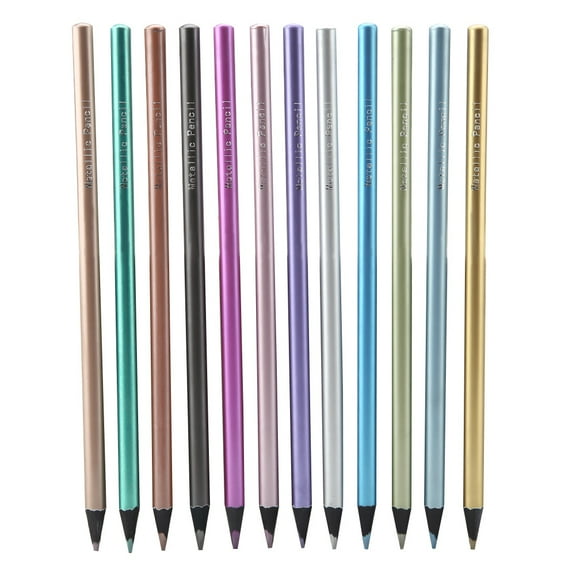 Easy To Coloring Fashionable Colored Pencil Set Metallic Color Pencils, Durable Painting Enthusiast Kids