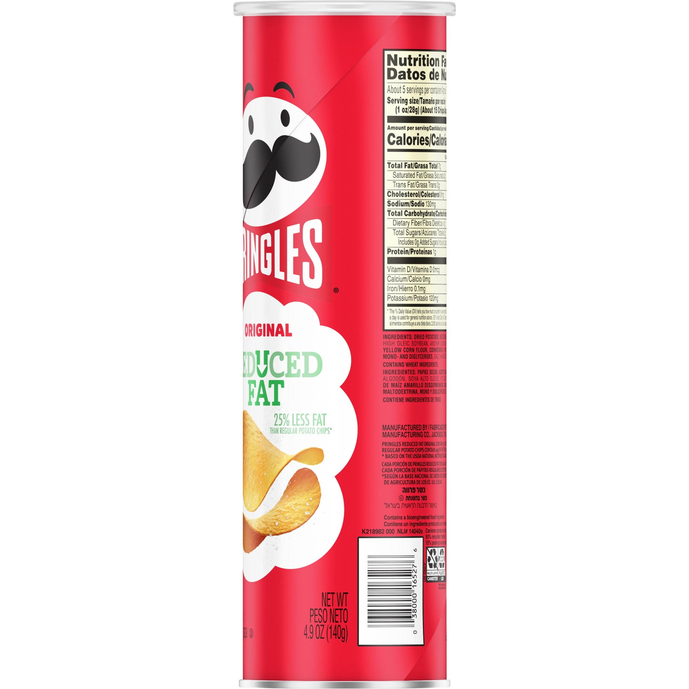 Pringles Reduced Fat Original