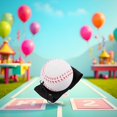 thumbnail image 4 of Sports Return Baseball with Elastic String, Wrist Exercise Ball, Sports Training Ball, 4 of 8