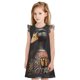 thumbnail image 1 of Balery Graffiti Cool Duck Camisón de princesa para niñas, pijama de algodón con mangas abullonadas, suave y bonito.-Large, 1 of 6