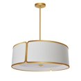 thumbnail image 7 of Dainolite 3LT Notched Drum Pendant Bk, Wh Shade & Diffuser, 7 of 7