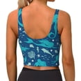 thumbnail image 3 of PAYOHTO Women's Sports Vest Mermaid Dolphin Ocean Elements Quick-drying Breathable Lightweight Elastic Exercise Daily Wear Summer Gift, 3 of 10