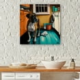 thumbnail image 2 of Designart Boxer Dog Don T Like Cleaning II Canvas Wall Art, 2 of 5