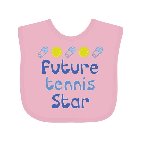 Inktastic Future Tennis Star Baby Boy Boys Baby Bib