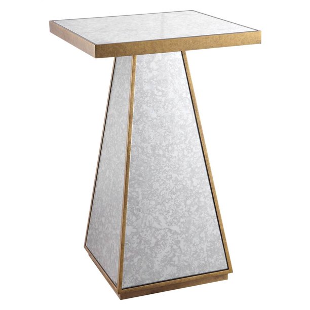 Accent Table in Antique Gold