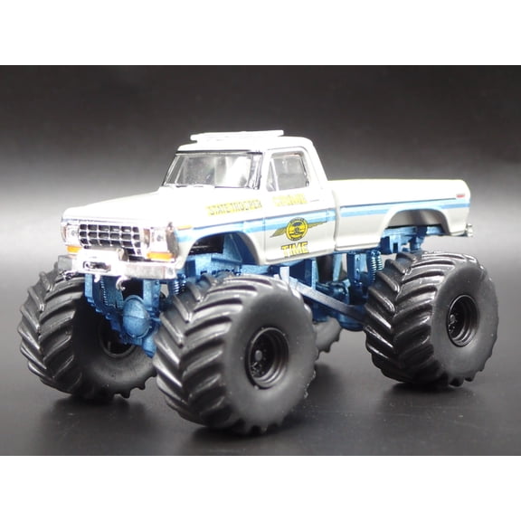 Open Box 1979 79 FORD F250 MONSTER TRUCK CRIME TIME TROOPER 1/64 SCALE DIECAST MODEL CAR