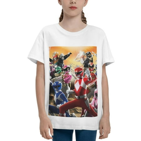 

Power Rangers 2024 Teenagers Gifts For Teen Boys & Girls Short Sleeve T-Shirt，Sizes S-Xl