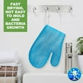 thumbnail image 5 of Honeycomb Exfoliating Bath Gloves - Microfiber for Enhanced Blood Circulation & Soft, Smooth Skin - Exfoliating Shower Mitt Sponges for All Skin Types (Blue - Glove), 5 of 14