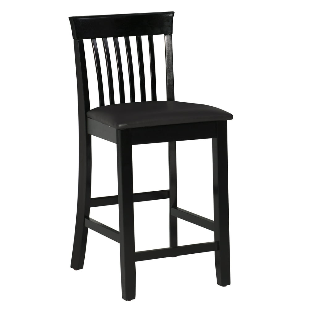 Linon Torino Full Back Wood Counter Stool, 24