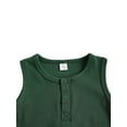 thumbnail image 4 of xiaxaixu Baby Tank + Shorts, Elastic Waist with Pockets, Button Decoration, 4 of 9
