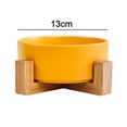 thumbnail image 2 of Plato de cerámica para perros y gatos con soporte, bonitos cuencos pesados para mascotas, fijados para gatos y perros de tamaño pequeño, 2 of 5
