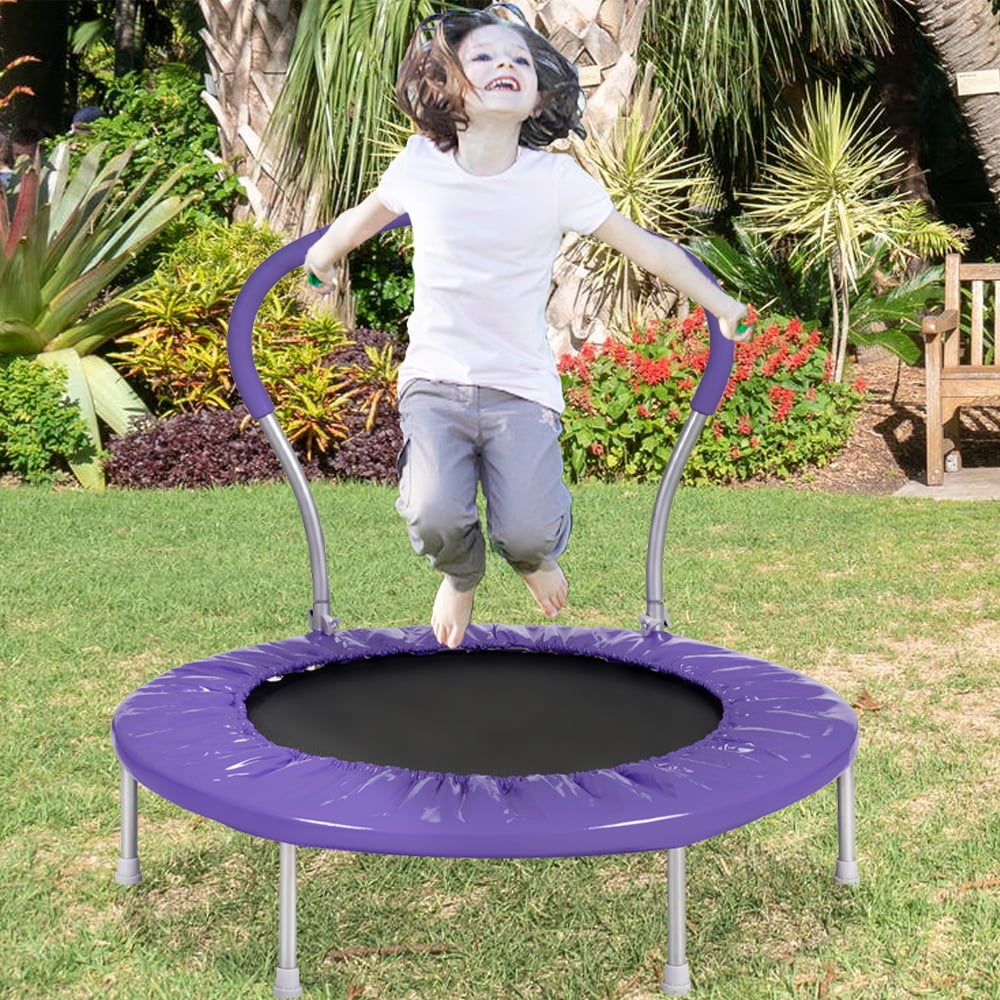 Details about   Kids Mini Trampoline Indoor Outdoor Children Safe Jumping Small Bouncer Exercise 