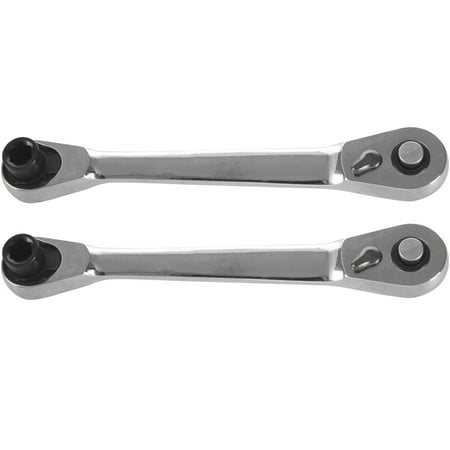 

2X Mini Double Head Fast Ratchet Wrench Ratchet Wrench Bit Fast Socket Wrench Screwdriver Screwdriver Tool