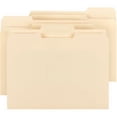 thumbnail image 1 of Smead SMD10331CT 1 by 3 Cut Tab Manila File Folders, Manila, 1 of 1