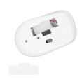 thumbnail image 3 of Wireless Mouse 2.4G Wireless 2400 DPI Ergonomic USB Receiver Silent Ultra Slim Classic Office Mouse for Office Travel White, 3 of 4