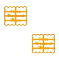 thumbnail image 2 of bedienty 1/4pcs Cookie Molds With Good Wishes Plastic Biscuit Mould Kitchen Baking Maker D 2Set, 2 of 6