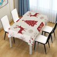 thumbnail image 5 of BZSMCE Square Tablecloth Red Deer Sonwflake Pattern Tableclothes, 5 of 8