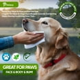 thumbnail image 4 of Petazy Lavender Scented Pet Wipes for Dogs & Cats | Plant-Based Dog Wipes for Paws, Face & Fur, Deodorizing Puppy & Cat Wipes, 300 Ct, 4 of 5