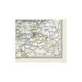 thumbnail image 2 of Historic Map - German Railways Steamboats - Stieler 1885 - Vintage Wall Art, 2 of 4