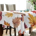 thumbnail image 5 of Yayeee Tablecloths 54" x 72" Rectangle Wrinkle Resistant Party Table Cover, Gray Autumn Leaves, 5 of 8