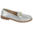 thumbnail image 1 of Cipriata Womens Nicolosa Leather Saddle Loafers, 1 of 2