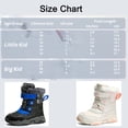 thumbnail image 7 of Ecetana Girls Boys Snow Boots Winter Waterproof Slip Resistant Cold Weather Shoes, 7 of 7
