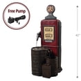 thumbnail image 4 of Teamson Home 42.01" Vintage Gas Pump Water Fountain, 4 of 8