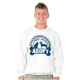 thumbnail image 5 of Dont Shop Adopt Cat Dog Pet Owner Sweatshirt for Men or Women Brisco Brands L, 5 of 5