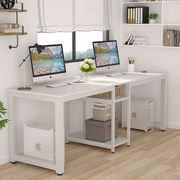 Tribesigns 78’’ Computer Desk, Extra Large Two Person Office Desk with