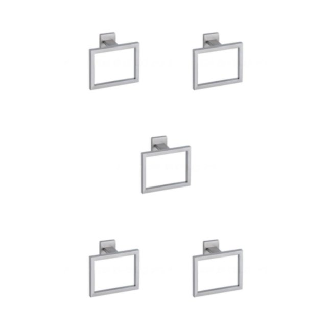 Juego de accesorios para baño Advancent toallero Acero inoxidable soporte papel autoadhesivo gancho estante