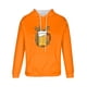 thumbnail image 4 of Sudadera con capucha para hombre, estilo casual, con cuello redondo, estampado, manga larga, blusa de poliéster, 4 of 5