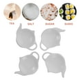 thumbnail image 4 of FENGGUIQU 4-Pack White Ceramic Teabag Holder Tea Bag Organizer and Snack Dish for Kitchen and Tea Time, 4 of 6