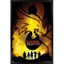 Dungeons & Dragons: Honor Among Thieves - Teaser One Sheet Wall Poster, 14.725" x 22.375" Framed