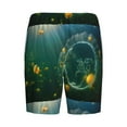 thumbnail image 2 of Haiem Jelly Fish Men's Pajama Short with Soft Woven Cotton Elastic Waistband Sleep Short-3X-Large, 2 of 9
