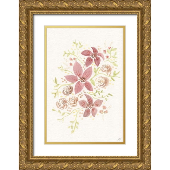 Lee, Judson 17x24 Gold Ornate Wood Framed with Double Matting Museum Art Print Titled - Little Arrangement