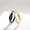 Gold, variant on Sterling Silver Angel Devil Couple Rings: Korean Style Animal Zodiac Design, Electroplated Finish