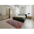 thumbnail image 4 of Ahgly Company Indoor Square Mid-Century Modern Gunmetal Gray Oriental Area Rugs, 4' Square, 4 of 6