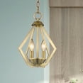 thumbnail image 4 of Livex Lighting - Prism - 2 Light Convertible Mini Chandelier in Contemporary, 4 of 12